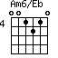 Am6/Eb=001210_4