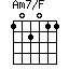 Am7/F=102011_1