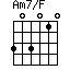 Am7/F=303010_1