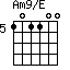 Am9/E=101100_5