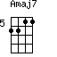 Amaj7=2211_5