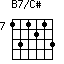 B7/C#=131213_7