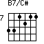 B7/C#=331211_7