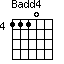Badd4=1110_4
