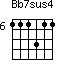 Bb7sus4=111311_6
