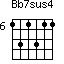 Bb7sus4=131311_6