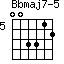 Bbmaj7-5=003312_5