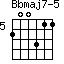 Bbmaj7-5=200311_5