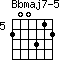 Bbmaj7-5=200312_5