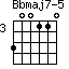 Bbmaj7-5=300110_3