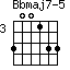Bbmaj7-5=300133_3