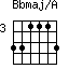Bbmaj/A=331113_3