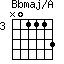 Bbmaj/A=N01113_3