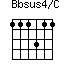 Bbsus4/C=111311_1