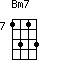 Bm7=1313_7