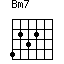 Bm7=4232_1