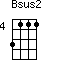 Bsus2=3111_4