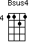 Bsus4=1121_4