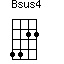 Bsus4=4422_1