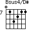 Bsus4/D#=013211_7