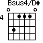 Bsus4/D#=031110_4