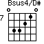 Bsus4/D#=033210_7