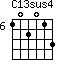 C13sus4=102013_6