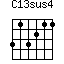 C13sus4=313211_1