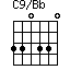 C9/Bb=330330_1