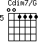 Cdim7/G=001111_5