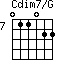 Cdim7/G=011022_7