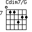 Cdim7/G=011322_7