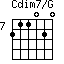 Cdim7/G=211020_7