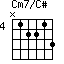 Cm7/C#=N12213_4