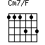 Cm7/F=111313_1