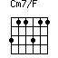 Cm7/F=311311_1