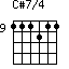 C#7/4=111211_9