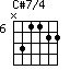 C#7/4=N31122_6