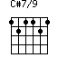 C#7/9=121121_1
