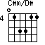 C#m/D#=013311_4