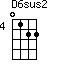 D6sus2=0122_4