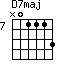 D7maj=N01113_7