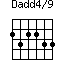 Dadd4/9=232233_1