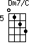 Dm7/C=0123_5