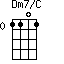 Dm7/C=1101_0