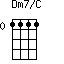 Dm7/C=1111_0