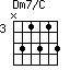Dm7/C=N31313_3