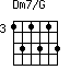 Dm7/G=131313_3