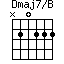 Dmaj7/B=N20222_1