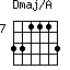Dmaj/A=331113_7